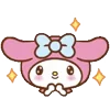 ✨ Эмодзи «✌Зайка My Melody» для Telegram