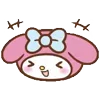 😆 Эмодзи «✌Зайка My Melody» для Telegram