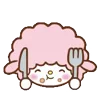 🍽 Эмодзи «✌Зайка My Melody» для Telegram