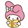 📙 Эмодзи «✌Зайка My Melody» для Telegram