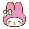 ☺️ Эмодзи «✌Зайка My Melody» для Telegram