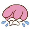 😭 Эмодзи «✌Зайка My Melody» для Telegram