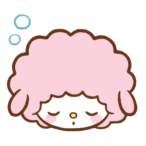 😴 Эмодзи «My Melody» для Telegram