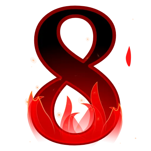 8️⃣ Эмодзи «ʀᴇᴅ ꜰʟᴀᴍᴇ» для Telegram