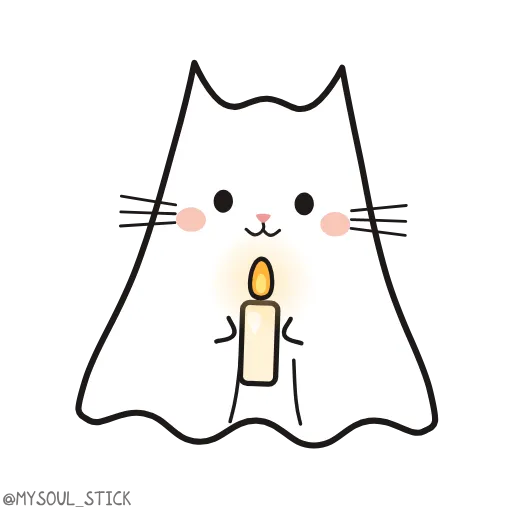 🐱 Эмодзи «ɢʜᴏsᴛ ᴄᴀᴛs ᴄᴏᴢʏ» для Telegram