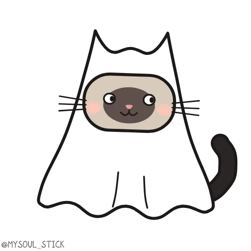 🐱 Эмодзи «ɢʜᴏsᴛ ᴄᴀᴛs ᴄᴏᴢʏ» для Telegram
