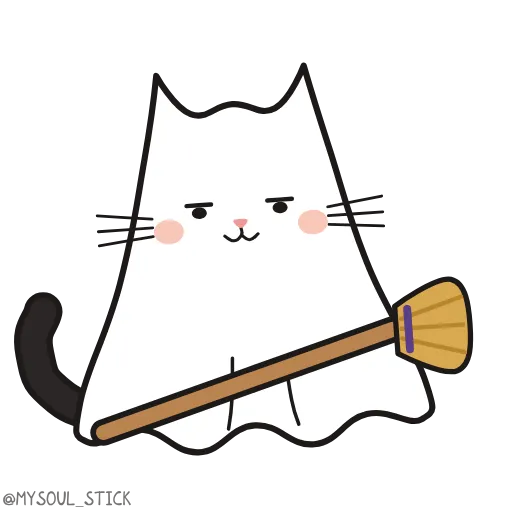 🐱 Эмодзи «ɢʜᴏsᴛ ᴄᴀᴛs ᴄᴏᴢʏ» для Telegram