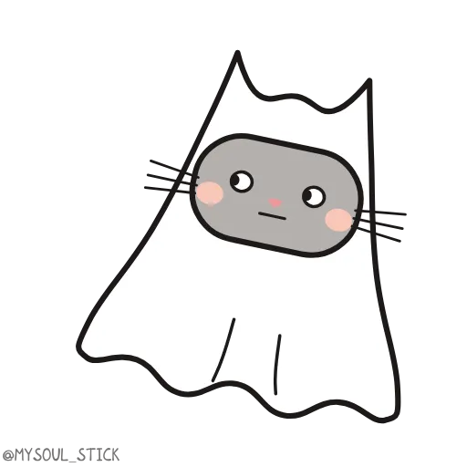🐱 Эмодзи «ɢʜᴏsᴛ ᴄᴀᴛs ᴄᴏᴢʏ» для Telegram