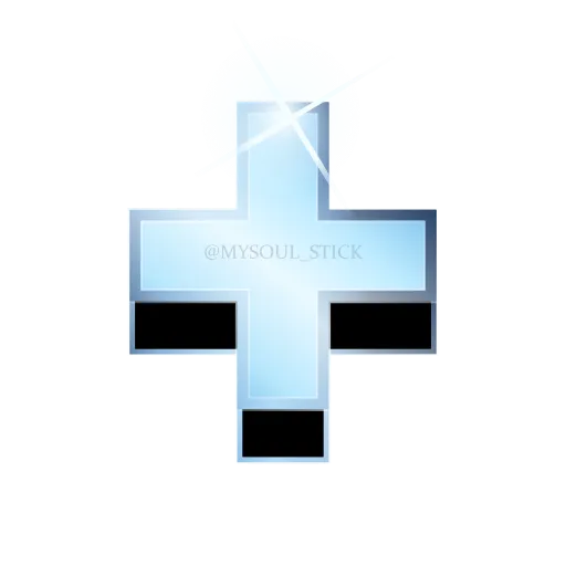 ➕ Эмодзи «Голубые анимированные буквы, разделители, иконки» для Telegram