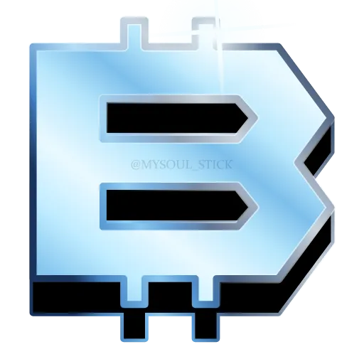 🪙 Эмодзи «Голубые анимированные буквы, разделители, иконки» для Telegram
