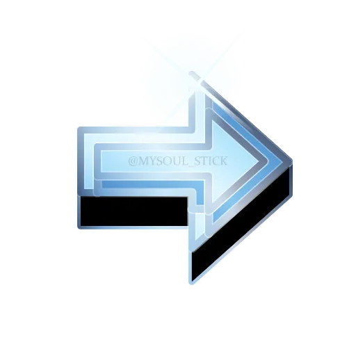 ➡️ Эмодзи «Голубые анимированные буквы, разделители, иконки» для Telegram