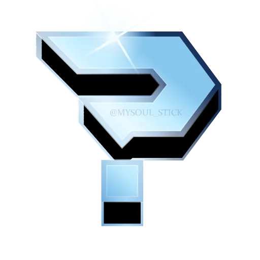 ❓ Эмодзи «Голубые анимированные буквы, разделители, иконки» для Telegram