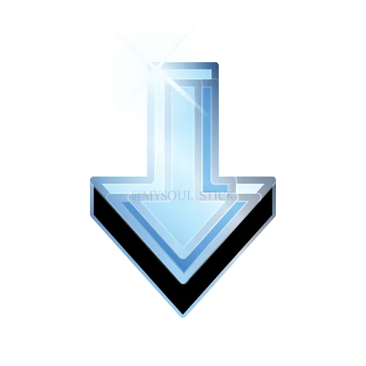 ⬇️ Эмодзи «Голубые анимированные буквы, разделители, иконки» для Telegram