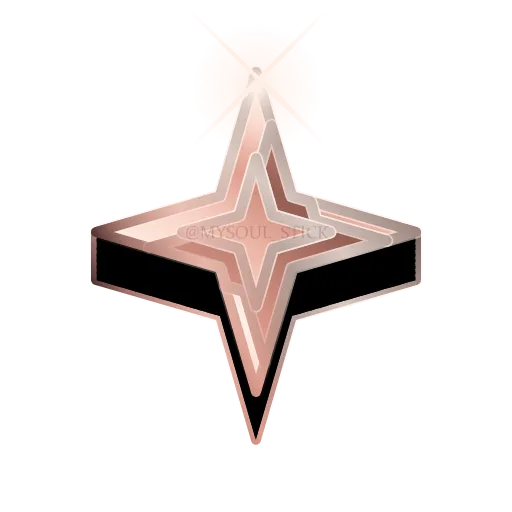 ✨ Эмодзи «буквы в цвете розовое золото, разделители» для Telegram