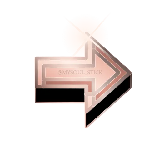 ➡️ Эмодзи «буквы в цвете розовое золото, разделители» для Telegram