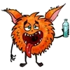 🥴 Эмодзи «😍 Tribbles - смайлы с монстриками» для Telegram