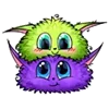 😊 Эмодзи «😍 Tribbles - смайлы с монстриками» для Telegram