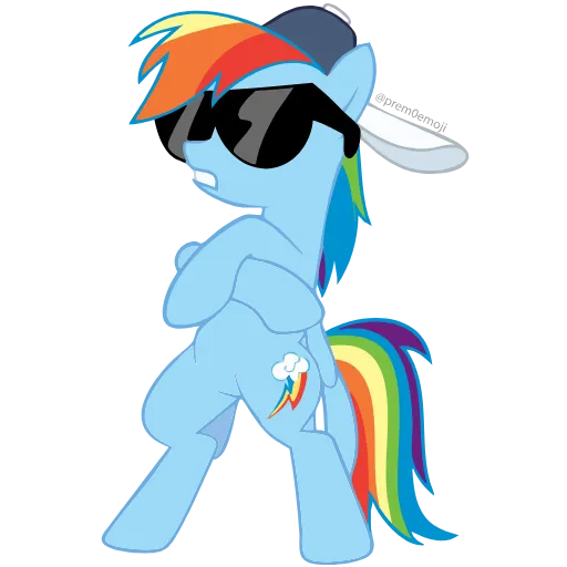 🤩 Эмодзи «My Little Pony» для Telegram