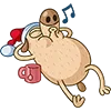 🎵 Эмодзи «Новогодний Дигги» для Telegram