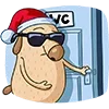 🚽 Эмодзи «Новогодний Дигги» для Telegram