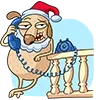 ☎️ Эмодзи «Новогодний Дигги» для Telegram