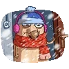 🥶 Эмодзи «Новогодний Дигги» для Telegram