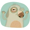 👁 Эмодзи «Новогодний Дигги» для Telegram