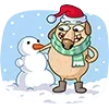 ☃️ Эмодзи «Новогодний Дигги» для Telegram