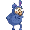 🐇 Эмодзи «Новогодний Дигги» для Telegram