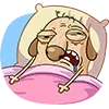 😴 Эмодзи «Новогодний Дигги» для Telegram