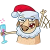 🥂 Эмодзи «Новогодний Дигги» для Telegram