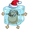 🧊 Эмодзи «Новогодний Дигги» для Telegram