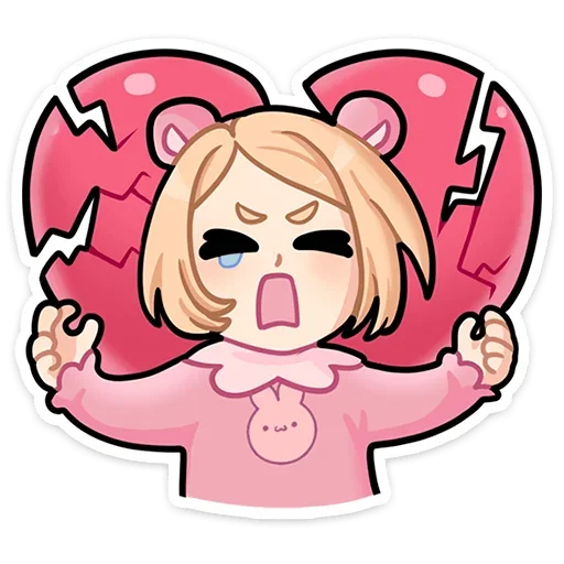 🍰 Стикер «Нана от х» для Telegram