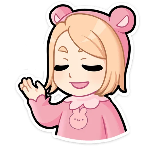 🍰 Стикер «Нана от х» для Telegram