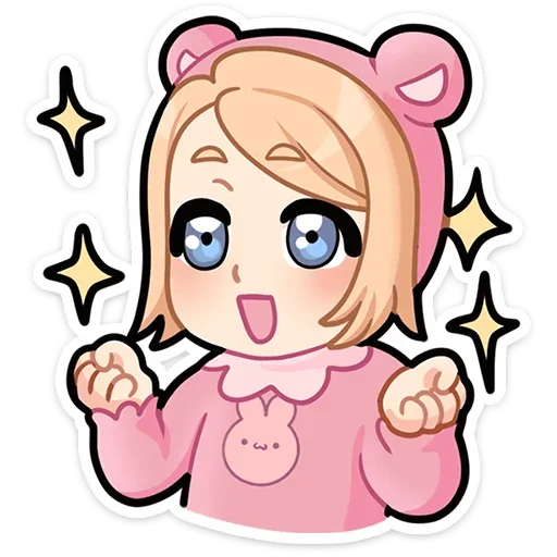 🍰 Стикер «Нана от х» для Telegram