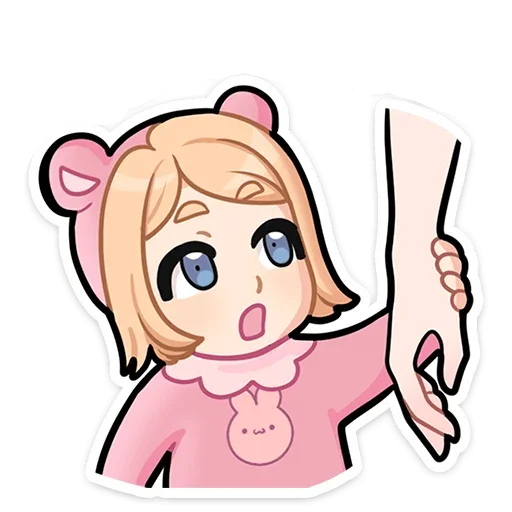 🍰 Стикер «Нана от х» для Telegram