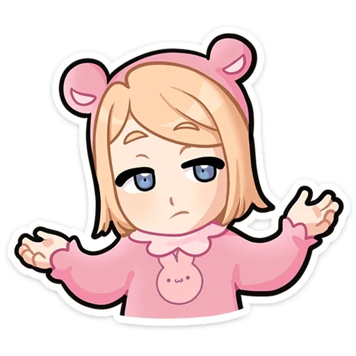 🍰 Стикер «Нана от х» для Telegram