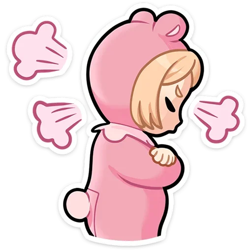 🍰 Стикер «Нана от х» для Telegram