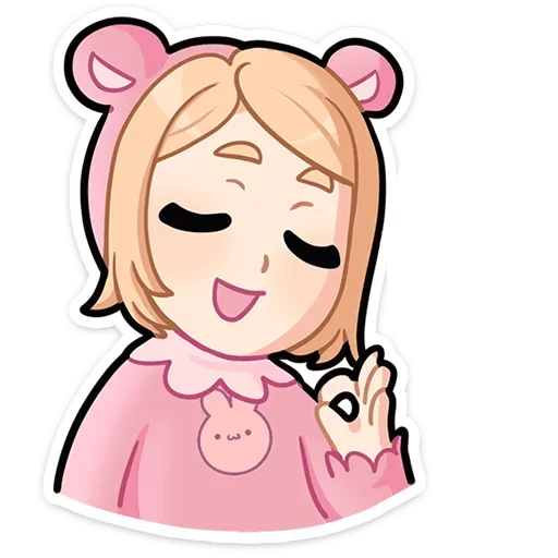 🍰 Стикер «Нана от х» для Telegram