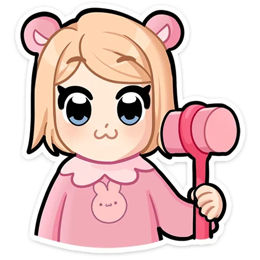 🍰 Стикер «Нана от х» для Telegram