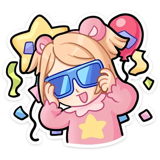 🍰 Стикер «Нана от х» для Telegram