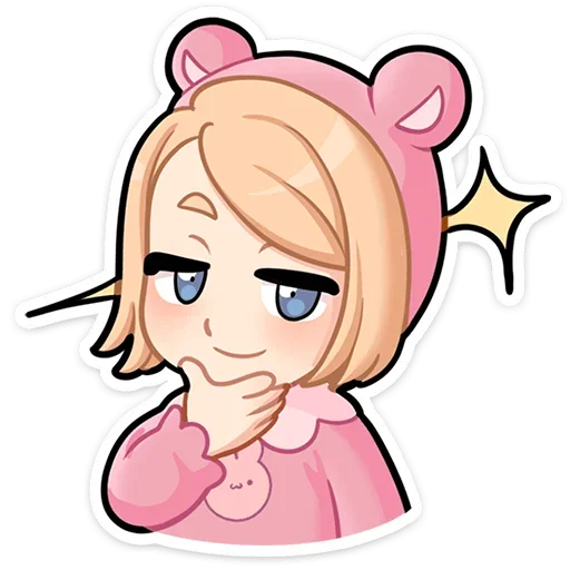 🍰 Стикер «Нана от х» для Telegram