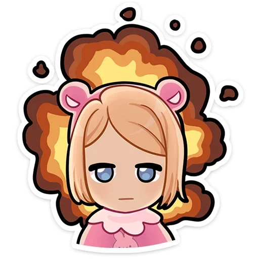 🍰 Стикер «Нана от х» для Telegram