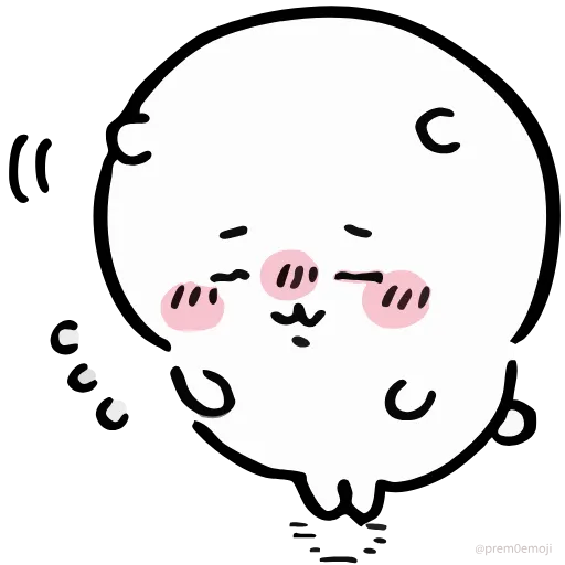 🤩 Эмодзи «Nanka Chiisakute Chiikawa» для Telegram