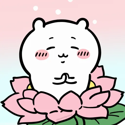 🤩 Эмодзи «Nanka Chiisakute Chiikawa» для Telegram