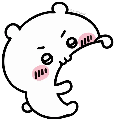 🤩 Эмодзи «Nanka Chiisakute Chiikawa» для Telegram