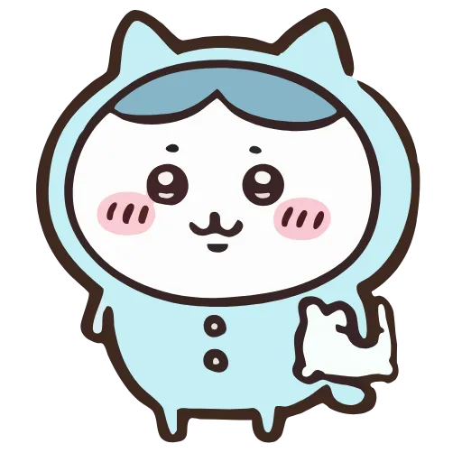 🤩 Эмодзи «Nanka Chiisakute Chiikawa» для Telegram