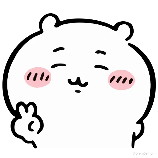 🤩 Эмодзи «Nanka Chiisakute Chiikawa» для Telegram