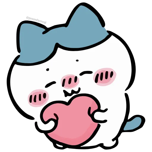 🤩 Эмодзи «Nanka Chiisakute Chiikawa» для Telegram