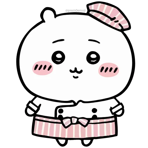 🤩 Эмодзи «Nanka Chiisakute Chiikawa» для Telegram